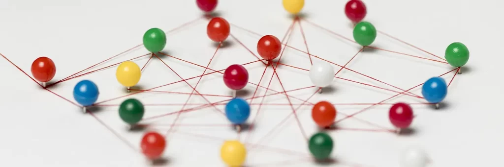 Fotografia de múltiplos pontos representando a gestão integrada