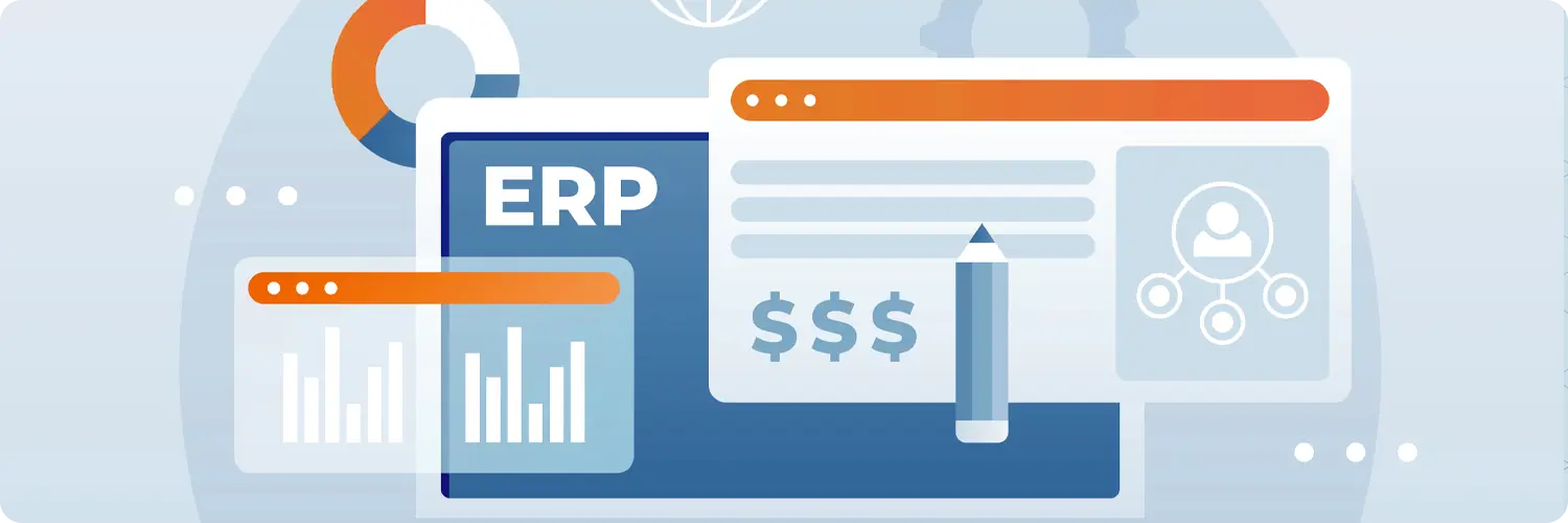 Ilustração de um sistema ERP