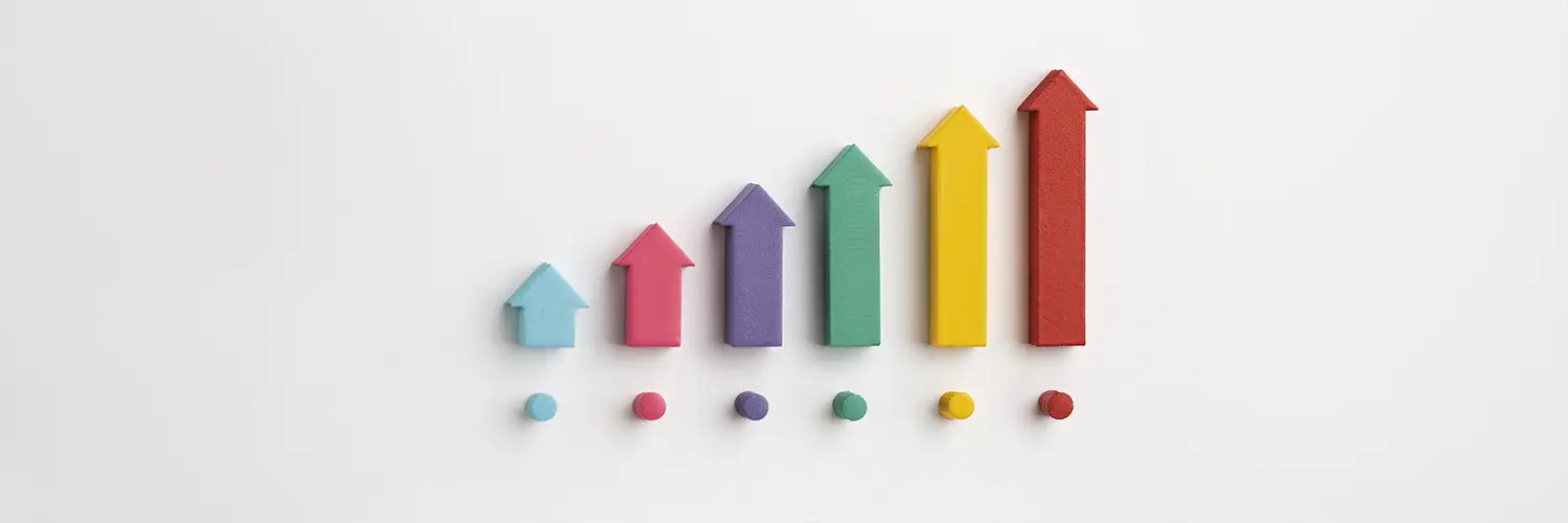 Ilustração de indicadores em uma foto