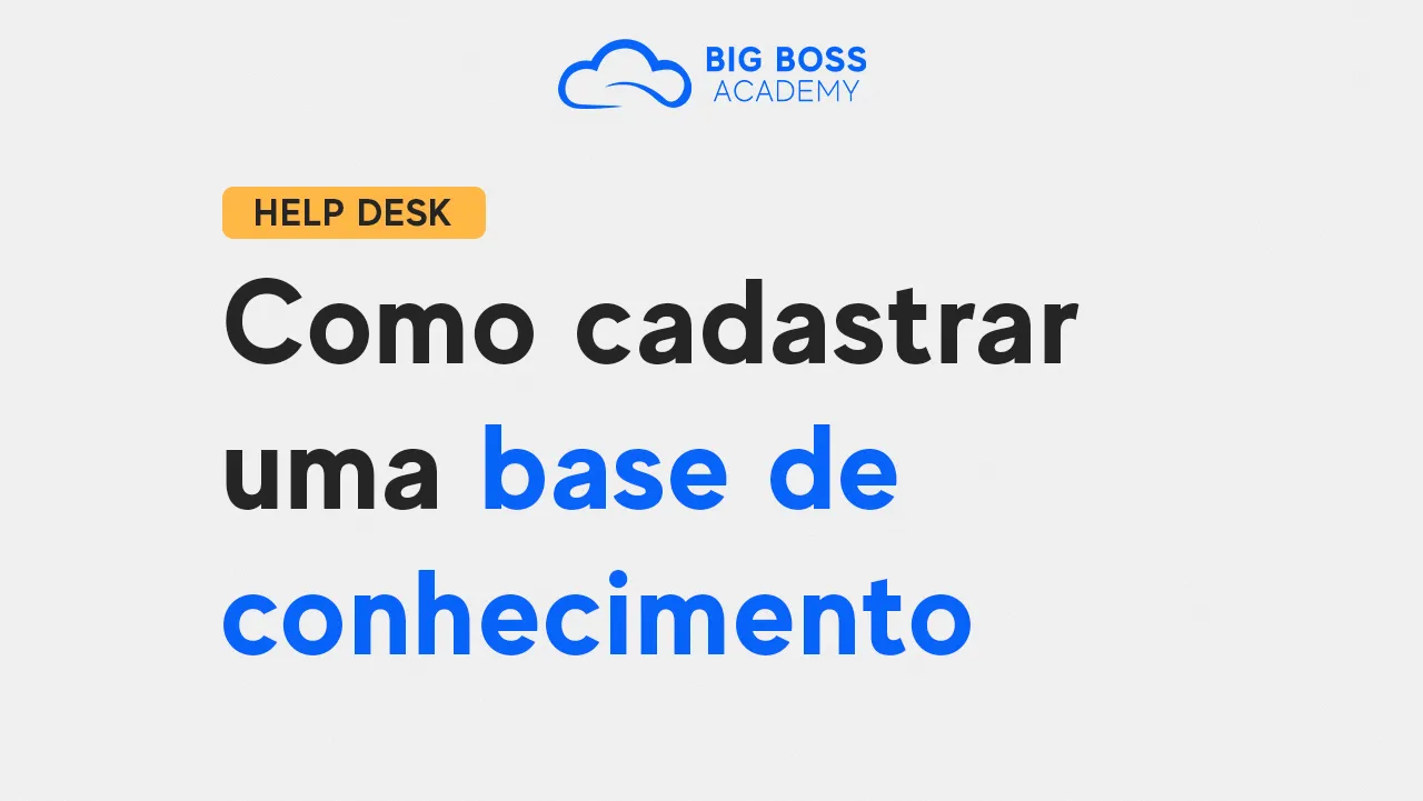 Como Cadastrar uma Base de Conhecimento