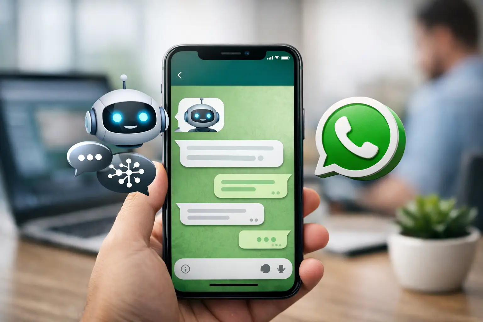 Automação conversacional com IA no WhatsApp