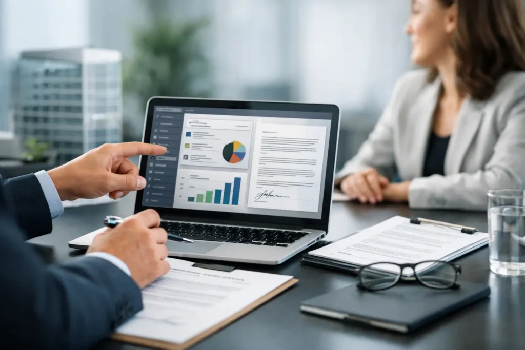 Sistema para gestão de contratos B2B