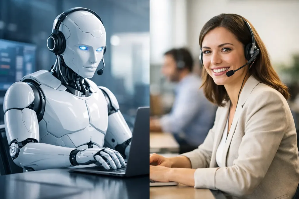 Chatbot IA ou atendimento humano: qual escolher?