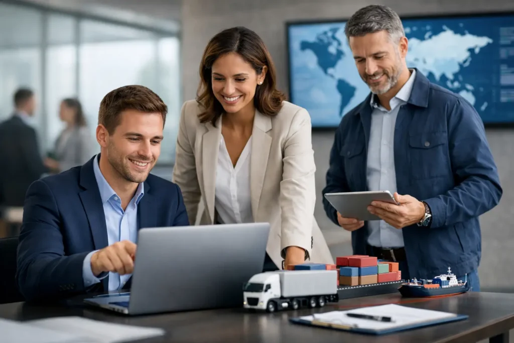 Exemplo de operação comercial integrada na prática