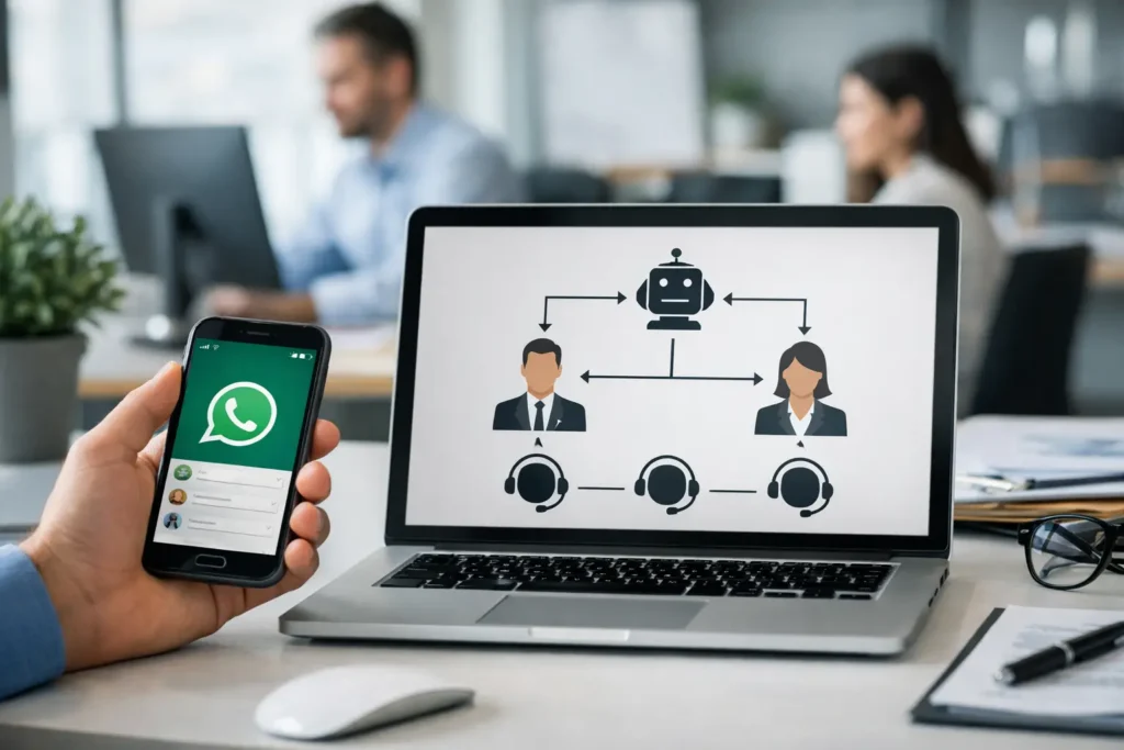 Como automatizar a triagem no WhatsApp B2B